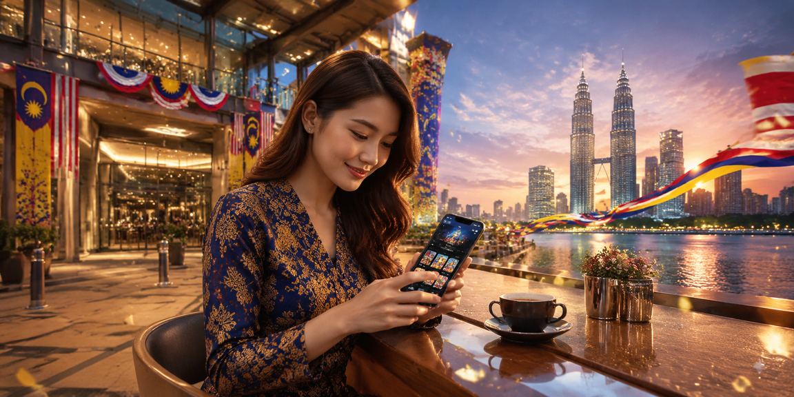 Pengguna bermain kasino langsung melalui telefon mudah alih di Kuala Lumpur